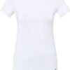 U.S. Polo Assn. 66002 Cotton Modal Lycra Round Neck Womens Undershirt T shirt White 2