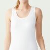 U.S. Polo Assn. 66005 Cotton Modal Lycra Thick Straps Womens Singlet White