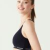U.S. Polo Assn. 66117, Cotton & Lycra, Women’s Cross Straps Bustier, Navy Blue 3