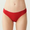 U.S. Polo Assn. 67001, Cotton & Modal & Lycra, 5 Pack, Solid Colors, Women’s Low Waist Brief Set, Black & White & Beige & Red & Salmon 4