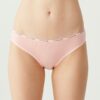 U.S. Polo Assn. 67001, Cotton & Modal & Lycra, 5 Pack, Solid Colors, Women’s Low Waist Brief Set, Black & White & Beige & Red & Salmon 5