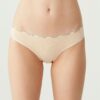 U.S. Polo Assn. 67001, Cotton & Modal & Lycra, 5 Pack, Solid Colors, Women’s Low Waist Brief Set, Black & White & Beige & Red & Salmon 6