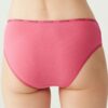 U.S. Polo Assn. 67002, Cotton & Modal & Lycra, 5 Pack, Solid Colors, Women’s High Waist Brief Set, Black & White & Beige & Fuchsia & Navy Blue 10