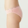 U.S. Polo Assn. 67002, Cotton & Modal & Lycra, 5 Pack, Solid Colors, Women’s High Waist Brief Set, Black & White & Beige & Salmon & Red 9