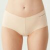 U.S. Polo Assn. 67004, Cotton & Modal & Lycra, 5 Pack, Solid Colors, Women’s Bristle Elastic Shorts Set, Black & White & Beige & Fuchsia & Navy Blue 7