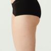 U.S. Polo Assn. 67004, Cotton & Modal & Lycra, 5 Pack, Solid Colors, Women’s Bristle Elastic Shorts Set, Black & White & Beige & Salmon & Red 8