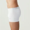 U.S. Polo Assn. 80097 3 Pack Cotton Lycra Mens Boxer Set White 3