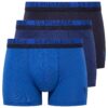 U.S. Polo Assn. 80522 3 Pack Cotton Lycra Mens Boxer Set Navy Blue Saxe Blue scaled