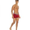 U.S. Polo Assn. 80533 3 Pack Cotton Lycra Mens Boxer Set Burgundy Black Anthracite burgundy side