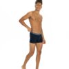 U.S. Polo Assn. 80543 3 Pack Elastic Waist Cotton Lycra Mens Boxer Set Black Navy Blue Gray 3