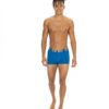 U.S. Polo Assn. 80572 3 Pack Elastic Waist USPA Printed Cotton Lycra Mens Boxer Set Saks Blue Yellow Navy Blue 2 scaled