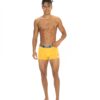U.S. Polo Assn. 80572 3 Pack Elastic Waist USPA Printed Cotton Lycra Mens Boxer Set Saks Blue Yellow Navy Blue 5 scaled