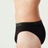 U.S. Polo Assn. 83057 3 Pack Mens Brief Set Cotton Lycra Black 3