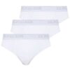 U.S. Polo Assn. 83057 3 Pack Mens Brief Set Cotton Lycra White