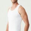 U.S. Polo Assn. 90000 2 Pack 100 Cotton Plus Size Mens Singlet Set White 4