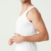 U.S. Polo Assn. 90000 2 Pack 100 Cotton Plus Size Mens Singlet Set White 6