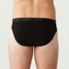 U.S. Polo Assn. 90003 3 Pack Mens Plus Size Brief Set Cotton Lycra Black 4