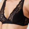 Pierre Cardin 4568, Underwired Non Padded Lace Bralette and Panty Set Black3