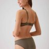 Pierre Cardin 4568, Underwired Non Padded Lace Bralette and Panty Set Olive2