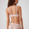 Pierre Cardin 4735, Milan Push Up Padded Lace Underwire Lingerie Set Powder4