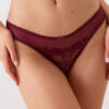 Pierre Cardin 4741 Verona Soft Push Up Strapless Bra and Panty Set Burgundy4