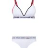 U.S. Polo Assn. 66254, Spaghetti Strap Bustier & Bikini Panty White 2