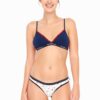 U.S. Polo Assn. 66317, Cotton & Lycra, 3 Pack Women's Bikini Panty Set, White, Red & Navy Blue 2