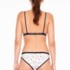 U.S. Polo Assn. 66317, Cotton & Lycra, 3 Pack Women's Bikini Panty Set, White, Red & Navy Blue back