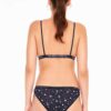 U.S. Polo Assn. 66317, Cotton & Lycra, 3 Pack Women's Bikini Panty Set, White, Red & Navy Blue back 2