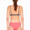 U.S. Polo Assn. 66325, Cotton & Lycra, 3 Pack Women's Bikini Panty Set, Coral & Pink back 2