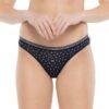U.S. Polo Assn. 66422, Cotton & Lycra, 3 Pack Women's Bikini Panty Set, Pink & Gray & Navy Blue 7