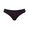 U.S. Polo Assn. 66425, Cotton & Lycra, 3 Pack Women's Bikini Panty Set, Navy Blue & Red Heart Printed 4