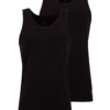 U.S. Polo Assn. 90000, 2 Pack, 100 Cotton, Plus Size, Men’s Singlet Set Black