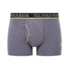 U.S. Polo Assn. 80508, 3 Pack, Cotton & Lycra, Men’s Boxer Set, Anthracite & Sax Blue & Black 3