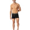 U.S. Polo Assn. 80508, 3 Pack, Cotton & Lycra, Men’s Boxer Set, Anthracite & Sax Blue & Black 5