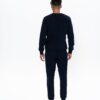 U.S. Polo Assn. Men’s Sleepwear Set, 18923, Round Collar, Elasticated Sleeve & Leg, with Pockets, Navy Blue back