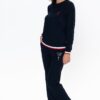 U.S. Polo Assn. Women’s Homewea, 20110, Round Neck, Elasticated Sleeve, Pocketed, Navy Blue