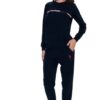 U.S. Polo Assn. Women’s Loungewear Set, 20111, Round Neck, Elasticated Sleeve & Leg, Pocketed, Navy Blue