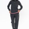 U.S. Polo Assn. Women’s Pajama Set, 20112, Buttoned Collar, Pocketed, Anthracite
