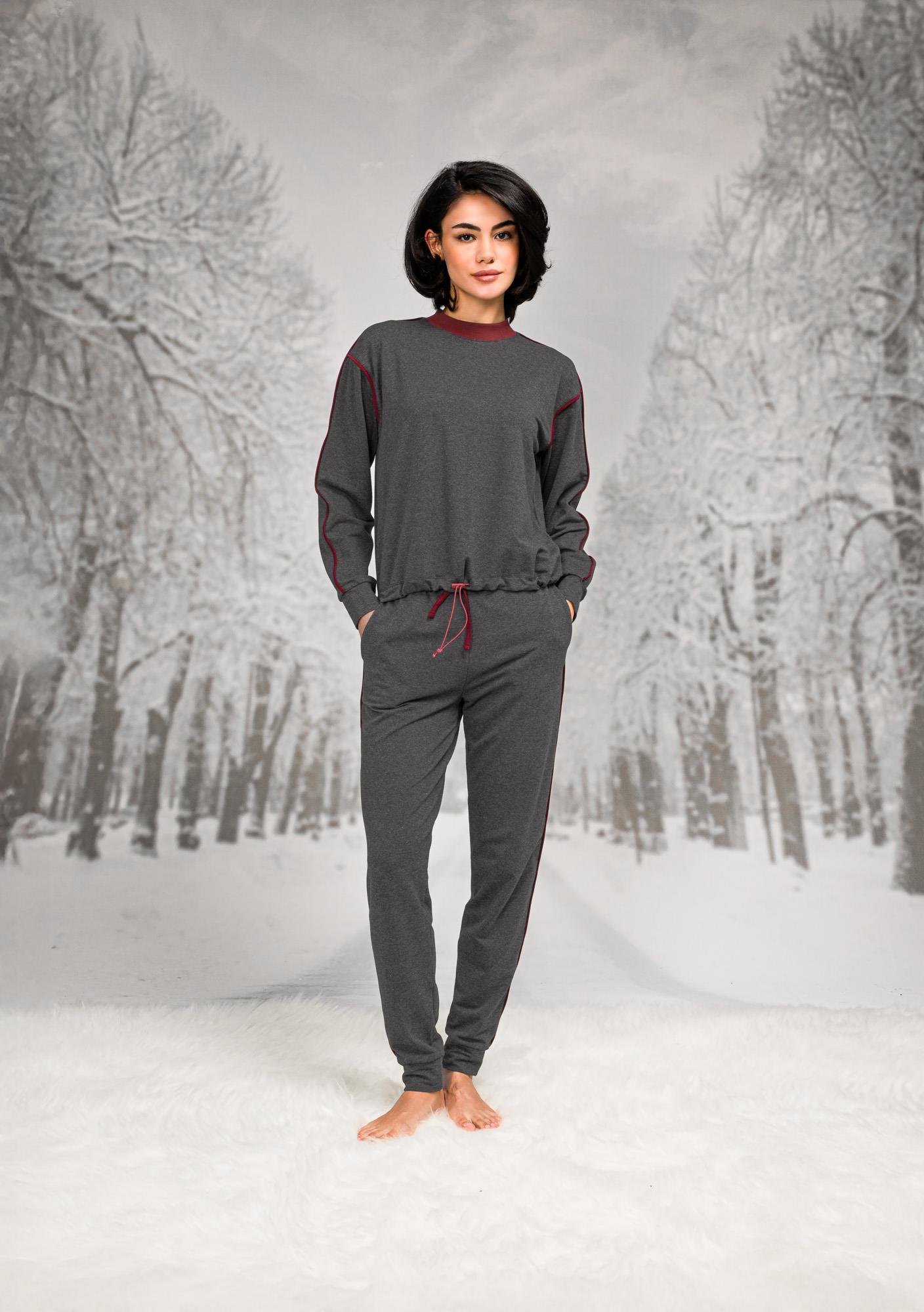 doreanse kadin t shirt pijama takimi 2 1ff 4b