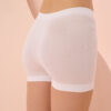 beyaz dikissiz mini sort kulot seamless loya 24996 13 O
