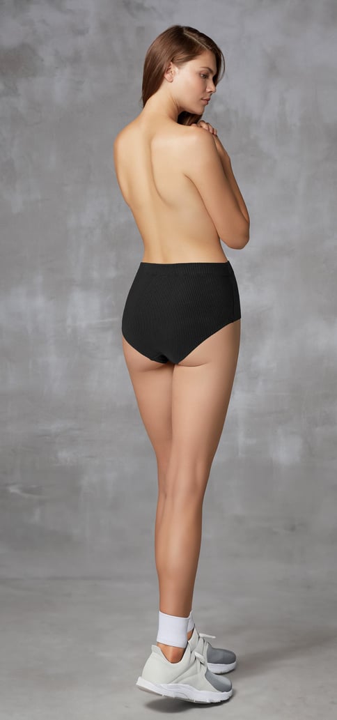 doreanse kadin yuksek bel fitilli slip 952d