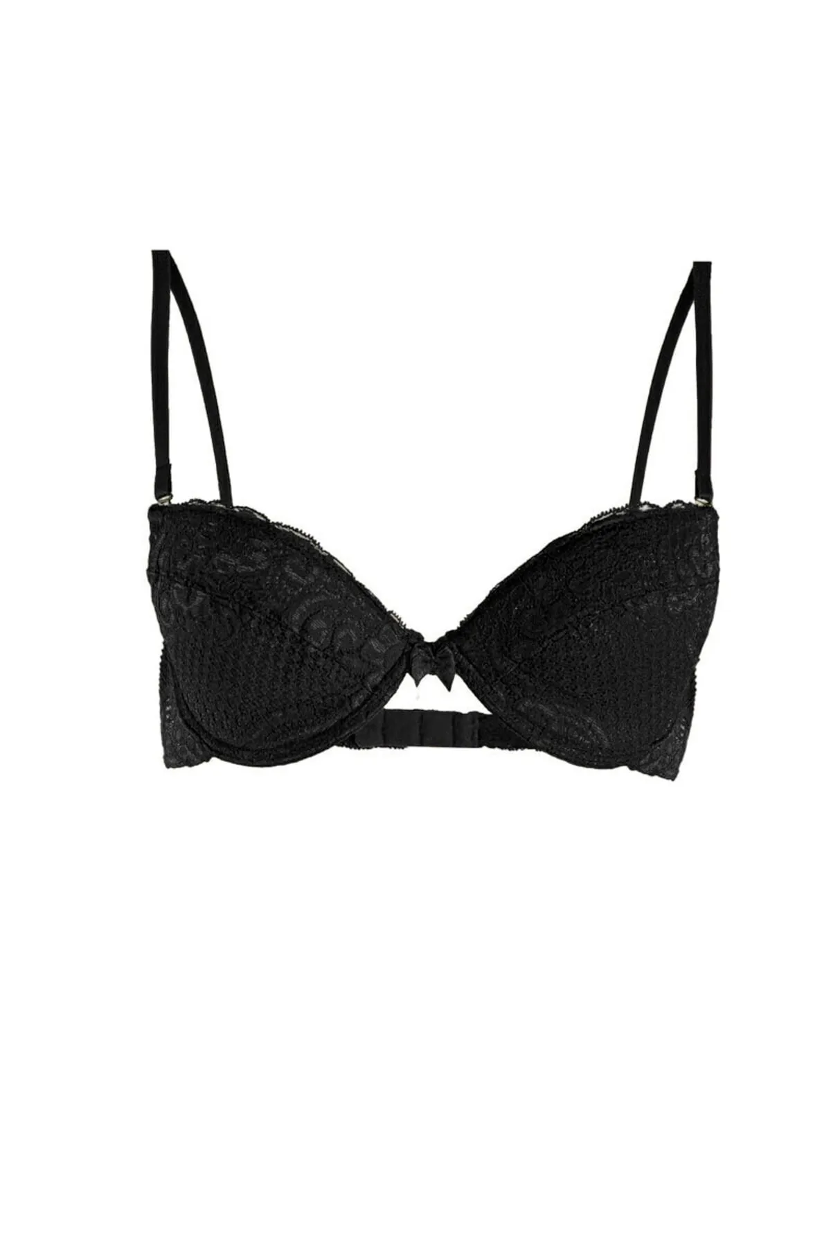 siyah cikarilabilir destekli dantel detayli sutyenn hafif destekli sutyen nbb nbb 1206 21278 13 O