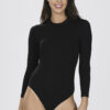 siyah uzun kol bogazli citcitli body atlet body nbb nbb 2960 6906 11 O