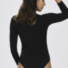 siyah uzun kol bogazli citcitli body atlet body nbb nbb 2960 6908 11 O