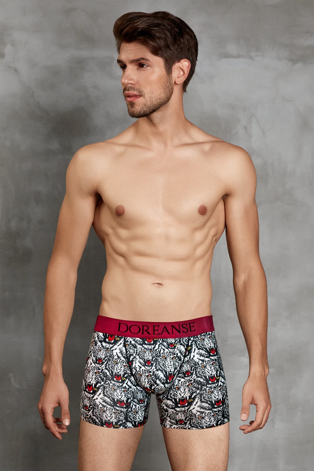 Doreanse Vyriški Apatiniai Šortukai 1812 Laukinis Tigras