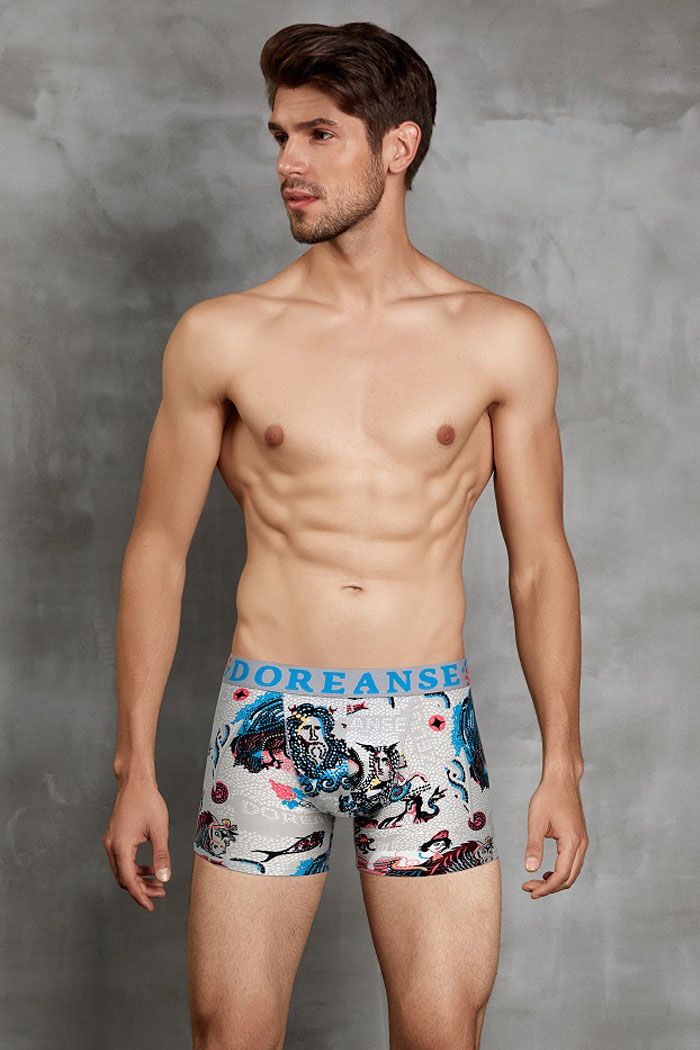 Doreanse Mens Boxer Brief Underwear 1806 Zeugma Pattern