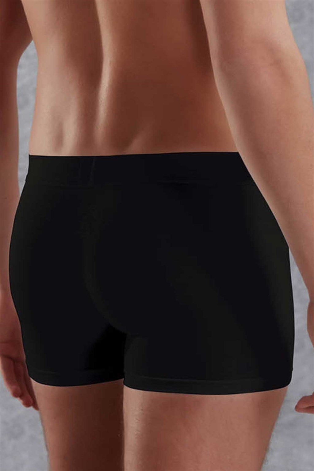 Doreanse Plus Size Big Logo Men's Boxer Brief Underwear 1777P Grey - Image 3