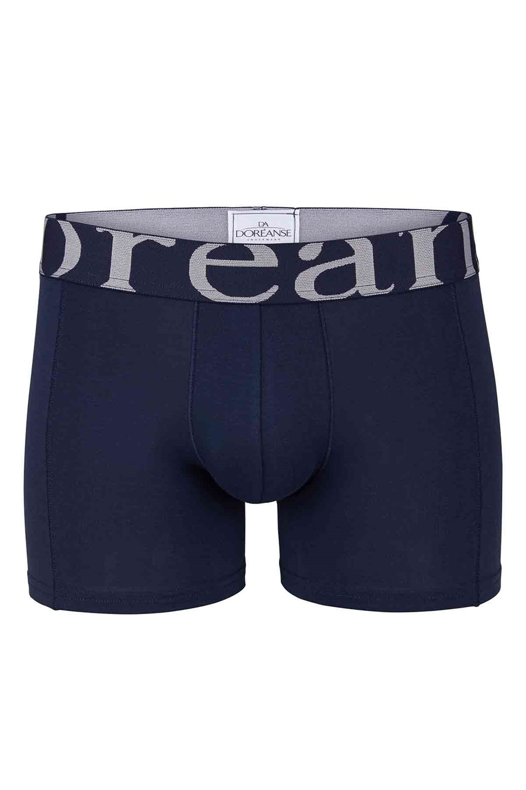 Doreanse Plus Size Big Logo Men's Boxer Brief Underwear 1777P Navy Blue