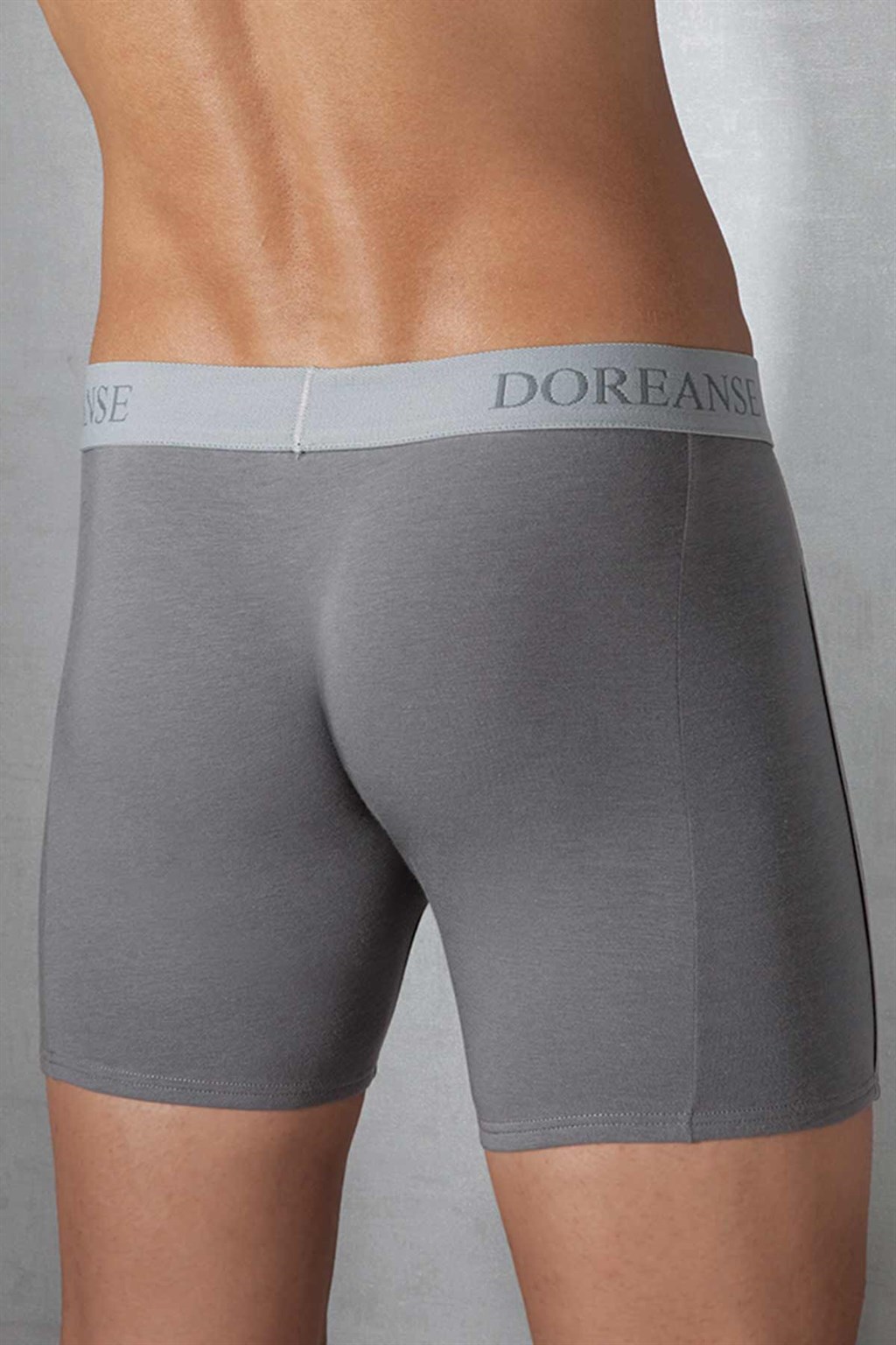 Doreanse Side Line Men's Boxer Brief Underwear 1780 White - Image 6